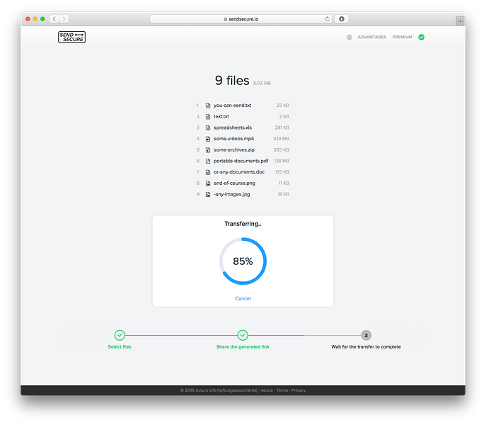 Sendsecure.io