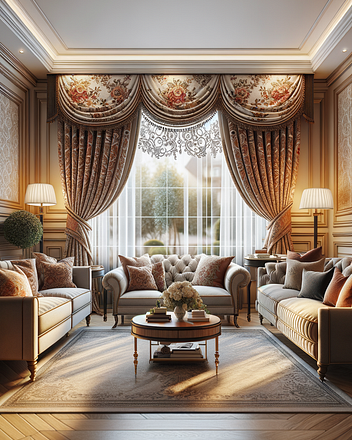 Valance in interior design