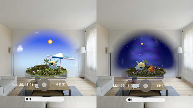 Screenshot of SunnyTune: Sensory Weather App