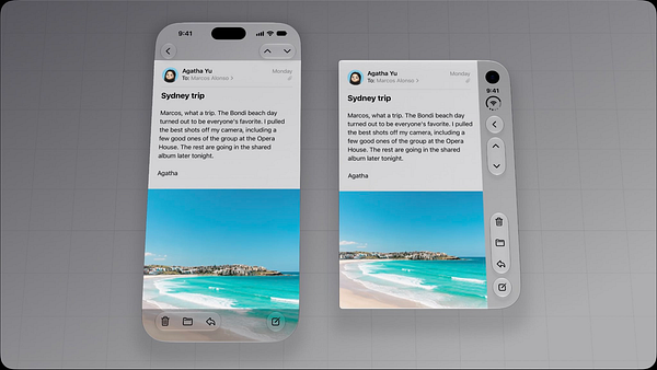 Screenshot of a Twitter thread discussing the design and adaptation strategies of Apple and the game Liquid Ass.