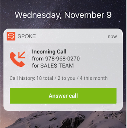 Spoke Phone