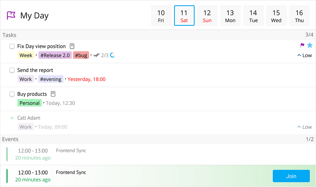Week 2.0 Beta