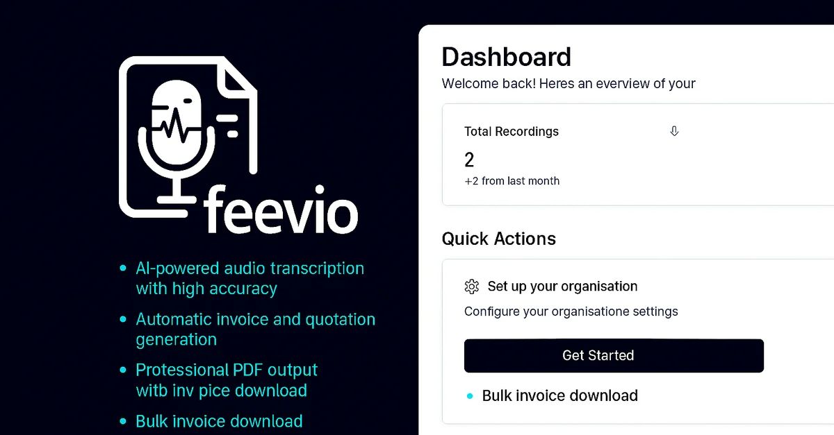 Feevio: Speak a quick note and turn it into a ready-to-send | BetaList