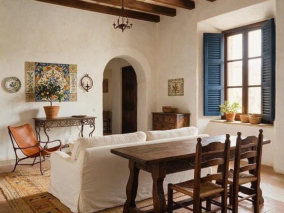 A room in the Mediterranean style