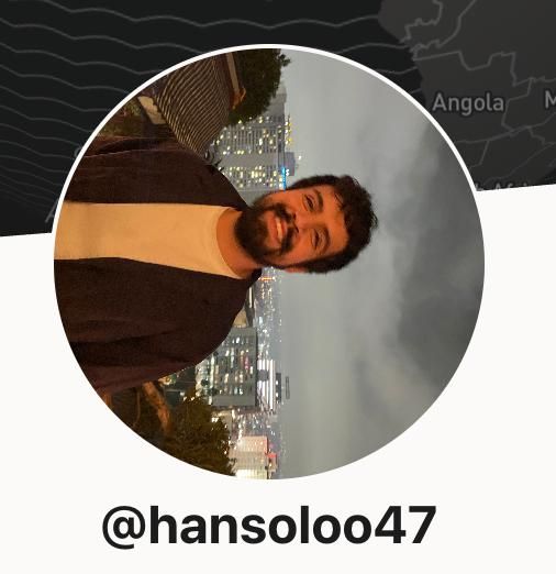 A screenshot of the Twitter profile page of user Nomad showing their profile photo and account details.