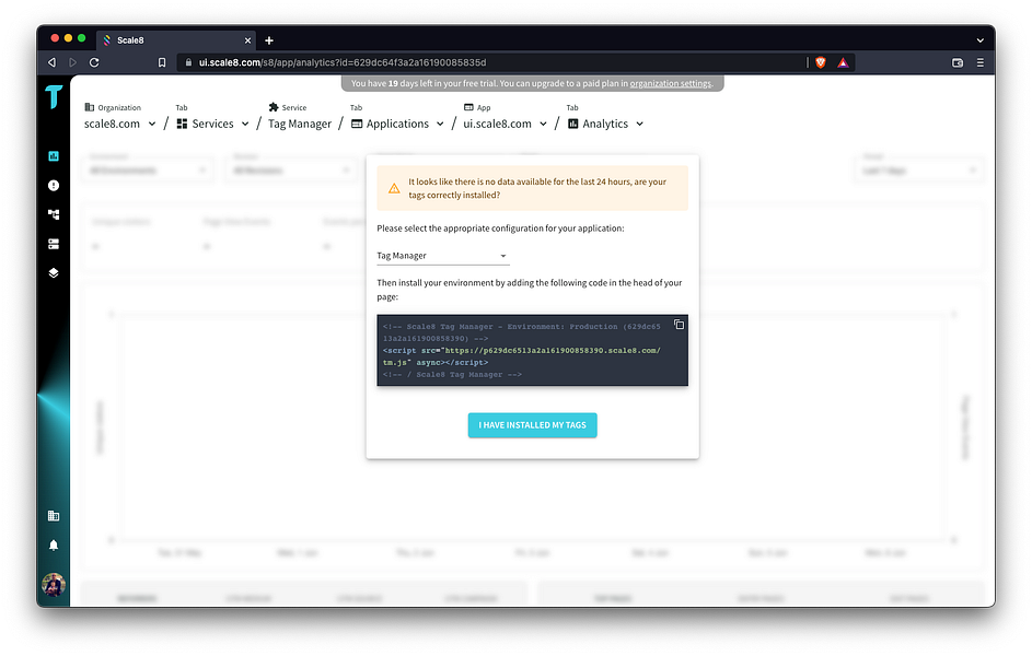 Scale8 Tag Manager & Analytics