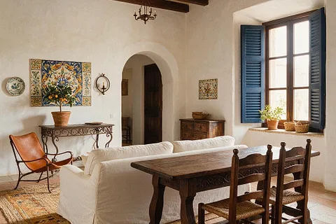 A room in the Mediterranean style