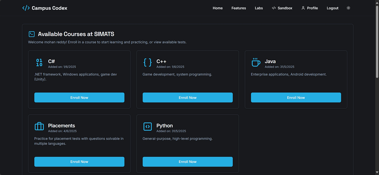 Campus Codex: Free College Code Labs: A college students | BetaList