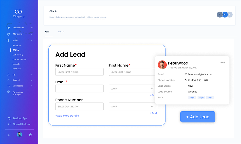 CRM.io