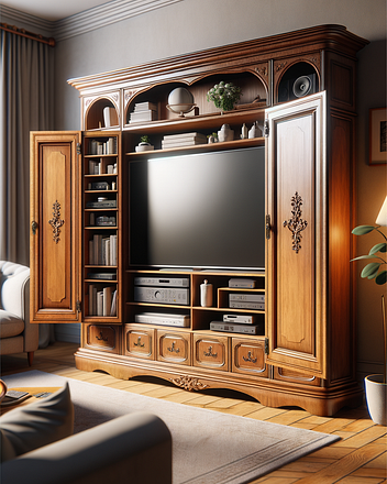 TV Armoire in interior design
