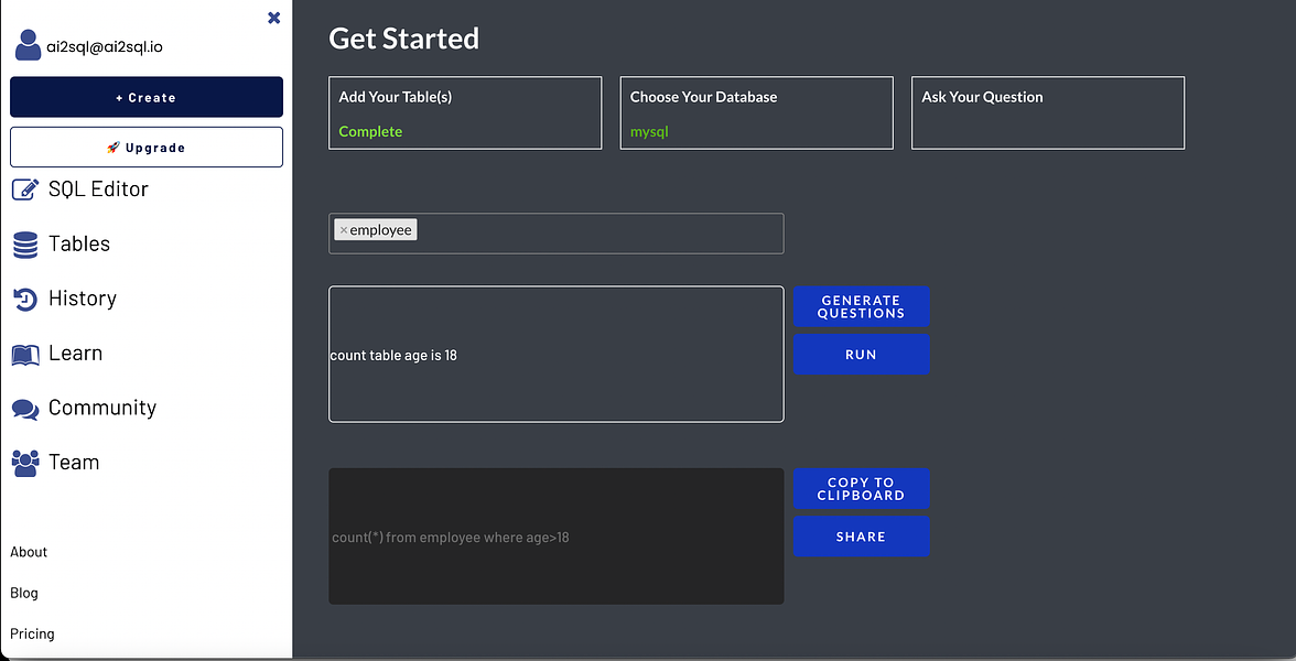 AI2sql
