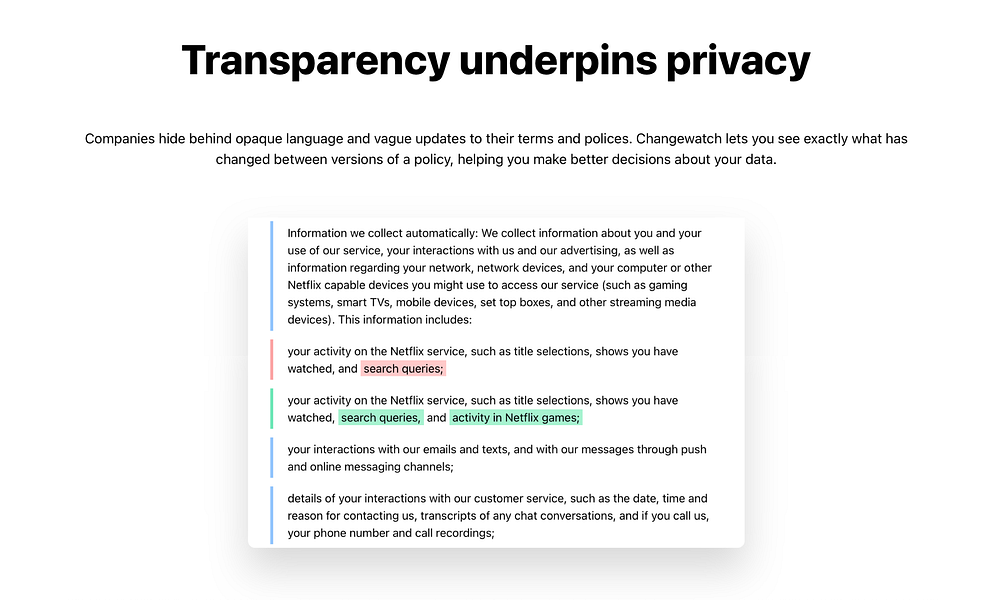 Changewatch