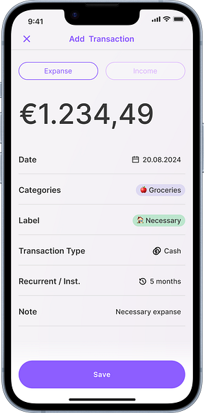 Caretta: Smarter Budgeting