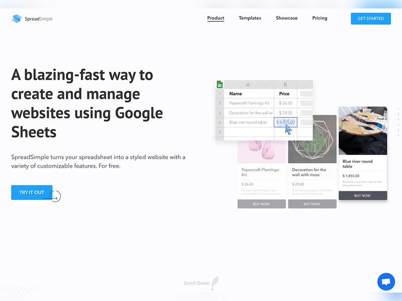 SpreadSimple