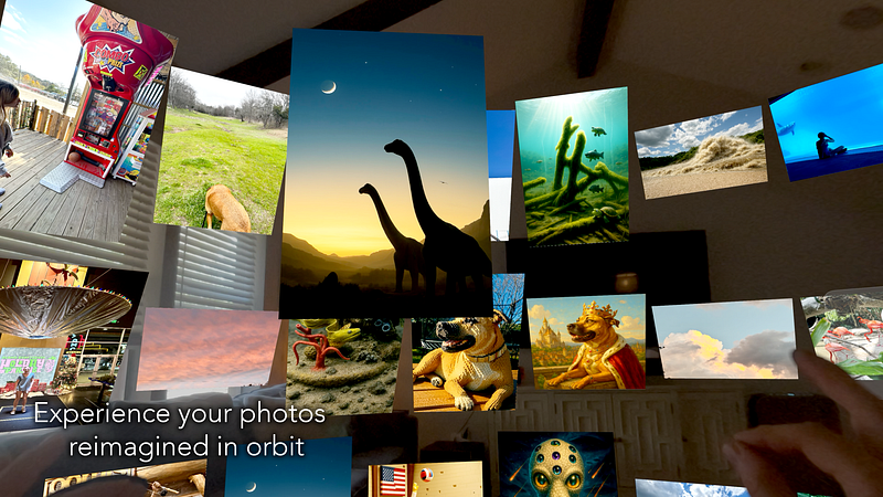Screenshot of OrbitalGallery