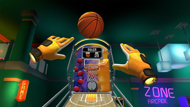 Screenshot of JUST HOOPS