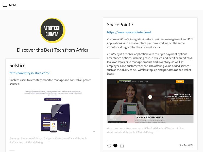 AfroTech Curata