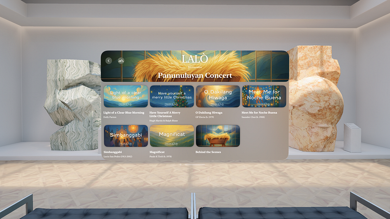 Screenshot of LALÒ Immersive