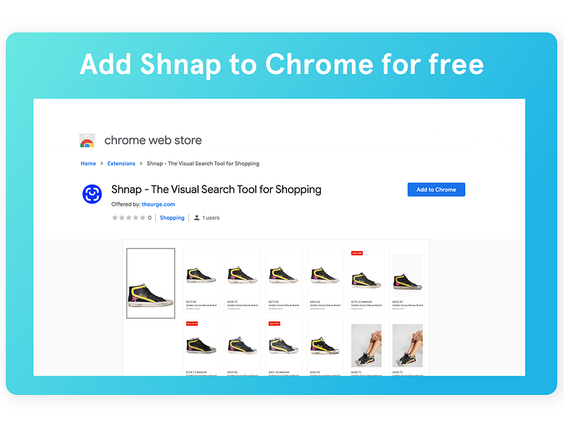 Shnap Visual Search