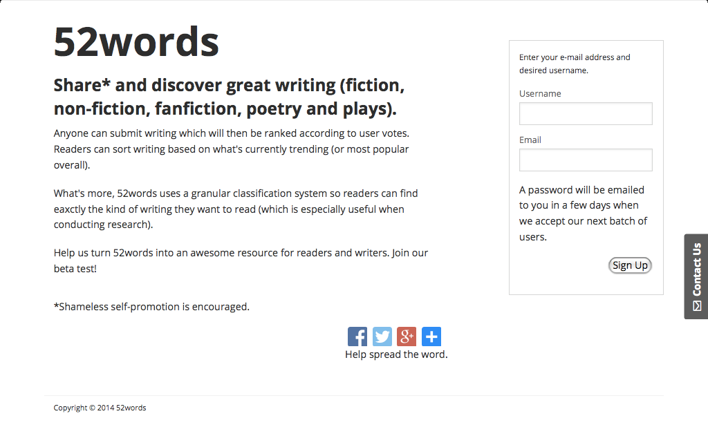 52words.org logo