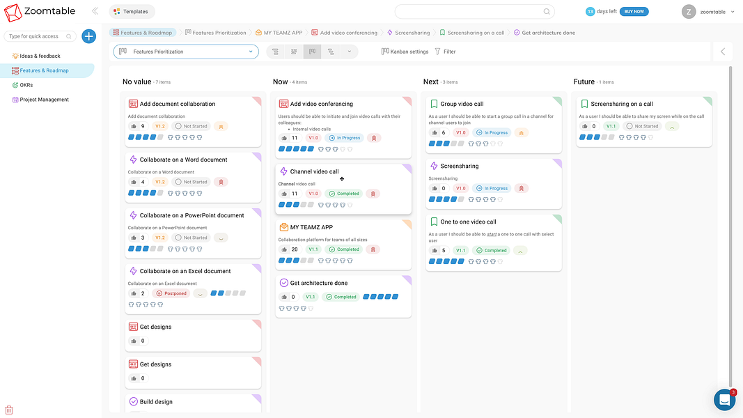 Zoomtable
