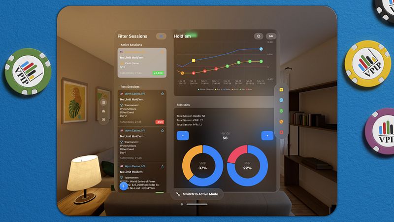 Screenshot of VPIP Poker Tracker