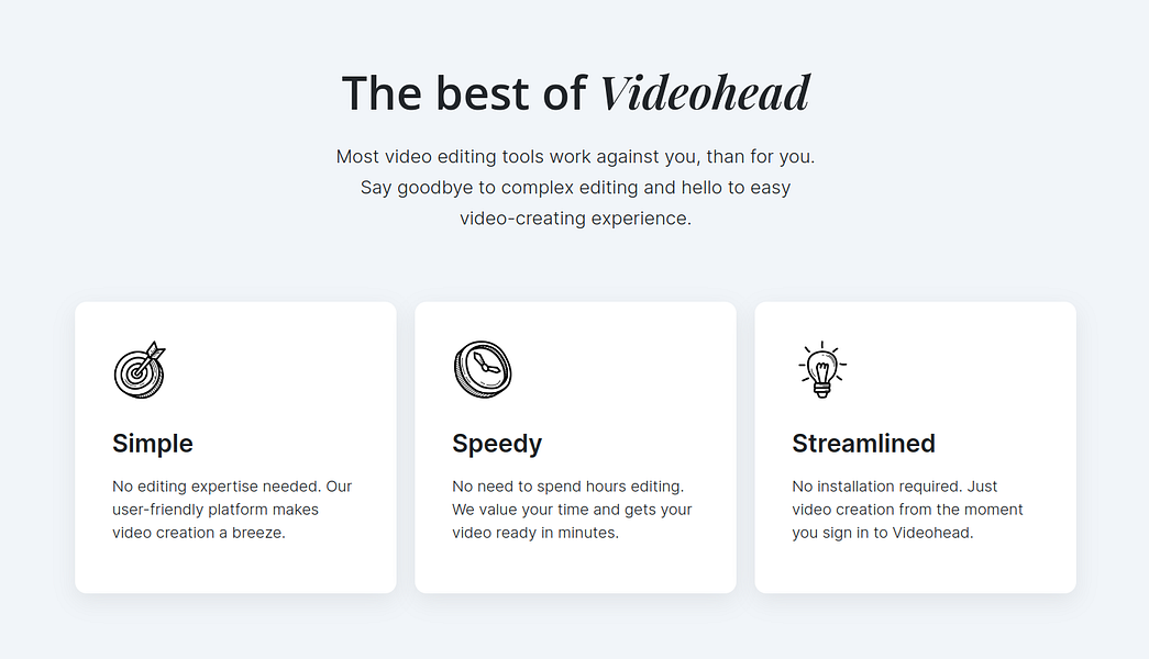 Videohead