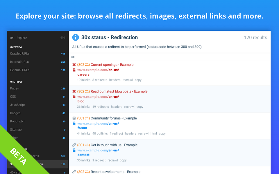 Checkbot for Chrome
