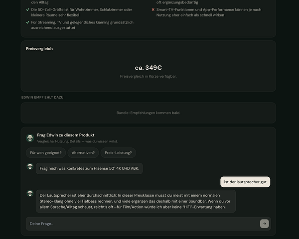 Interface design of a chat detail page showing multiple mini chat components with messages and user avatars.