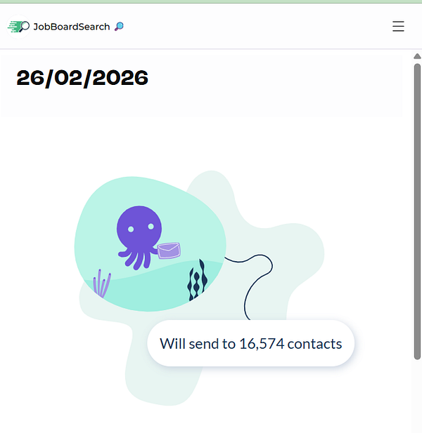 A graphic featuring the text "JOB BOARD SEARCH" with a background of various illustrated people and a question mark symbol.