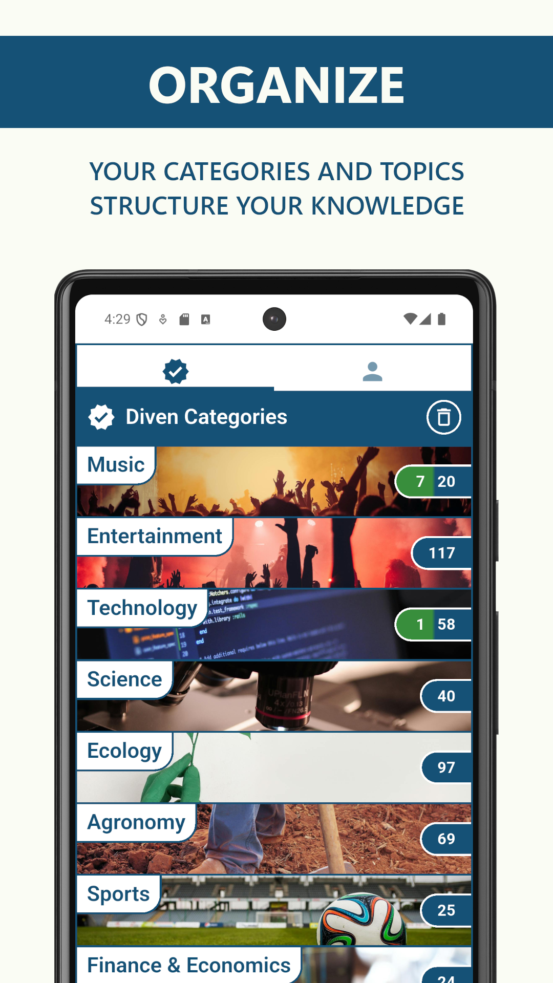 Diven – Pick a topic and get instant facts and share-ready insights without prompts