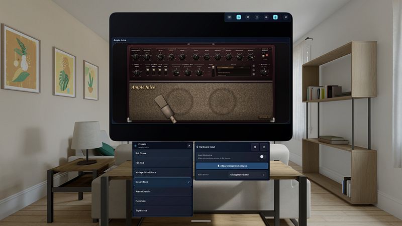 Screenshot of AU Studio