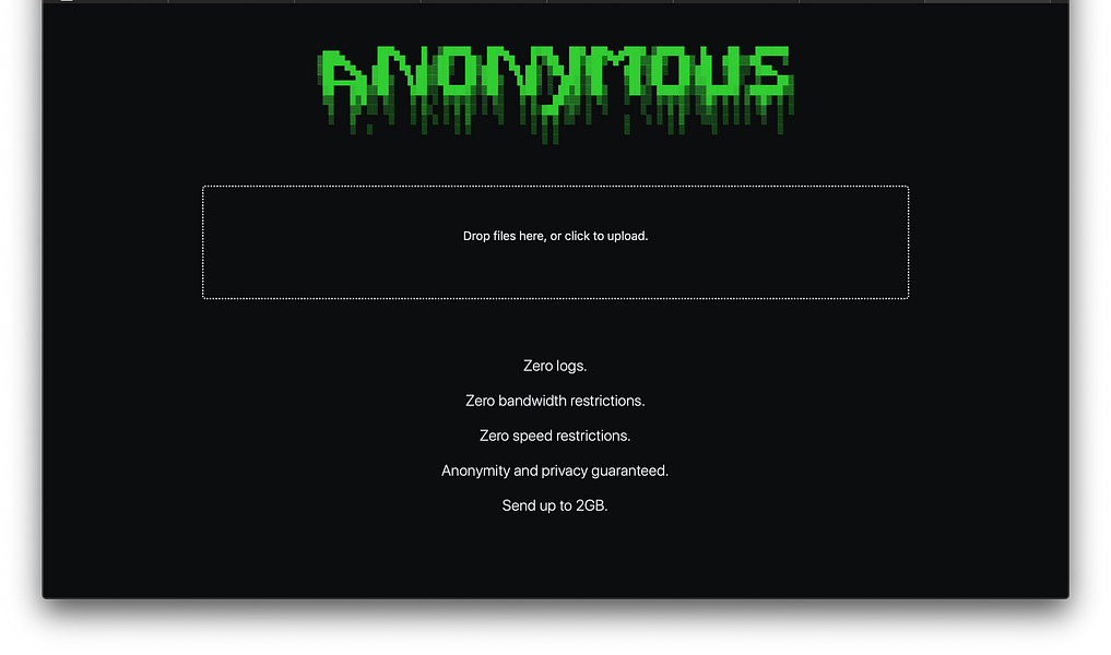 Anonymous Files