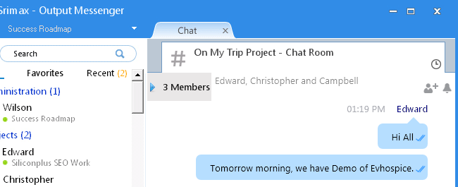 Output Messenger
