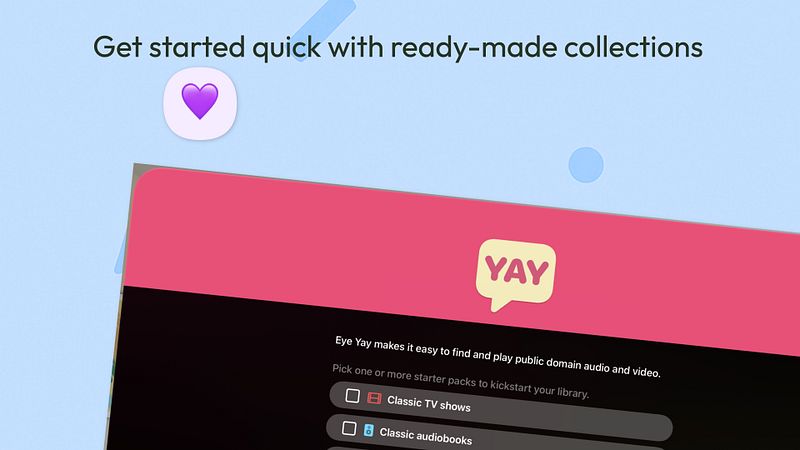 Screenshot of Eye Yay - Public domain player