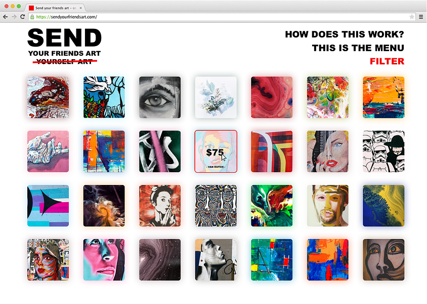 Send Your Friends Art
