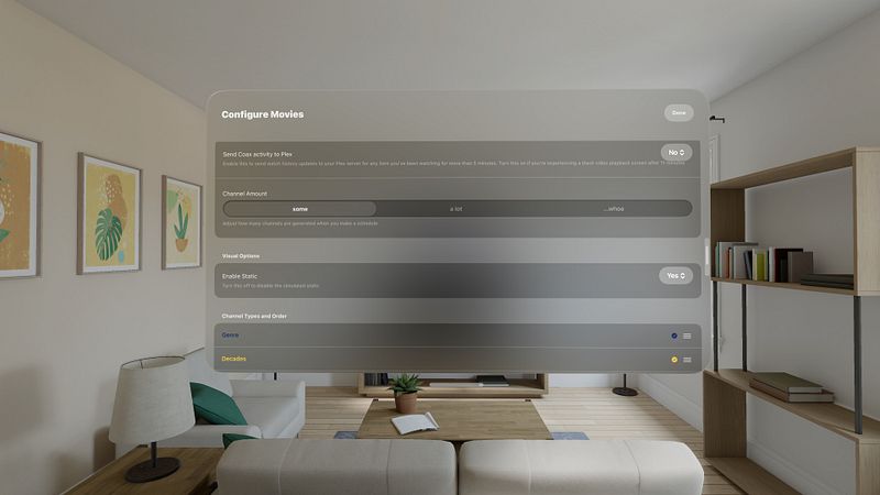 Screenshot of Coax - Surf your Plex Server