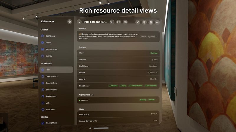 Screenshot of Nautik for Kubernetes