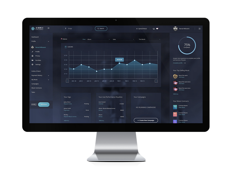 Zimrii Music Platform