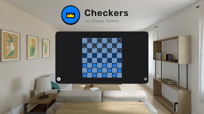 Screenshot of Checkers by Staple Games