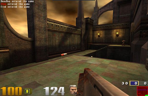 Command line terminal displaying a command to enable a weapon stay feature for q3.pieter.com with its output.