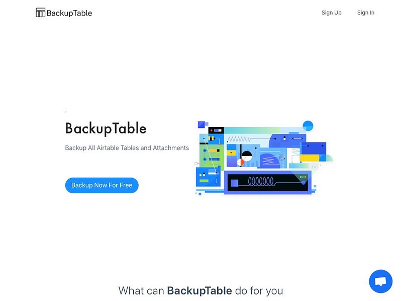BackupTable