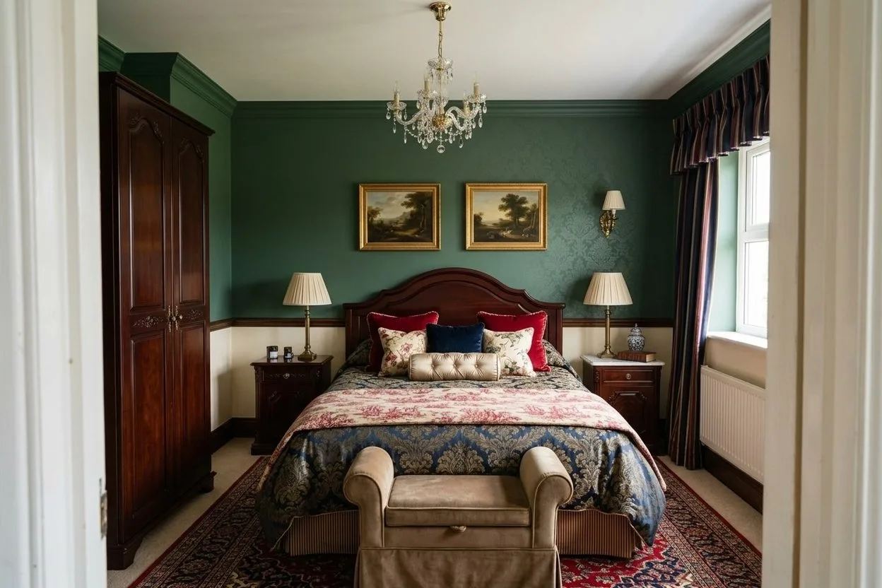 The same bedroom in the Traditional style