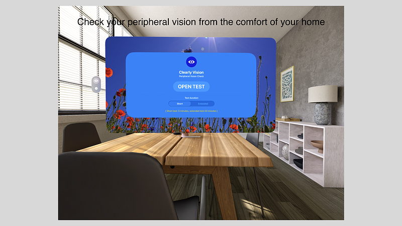 Screenshot of Clearly Vision