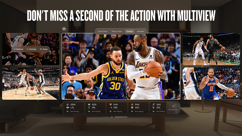 Screenshot of NBA League Pass