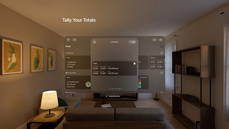 Screenshot of Peak: Fitness Widgets