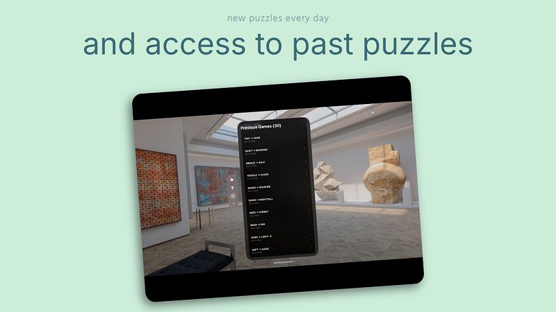 Screenshot of Wordfluence - Daily Puzzles