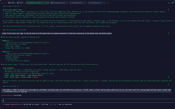 Map of Portland, Oregon displaying categorized places marked by colored dots with labels such as 'Saint-Andre', 'The Cleaners', and 'Burma'?