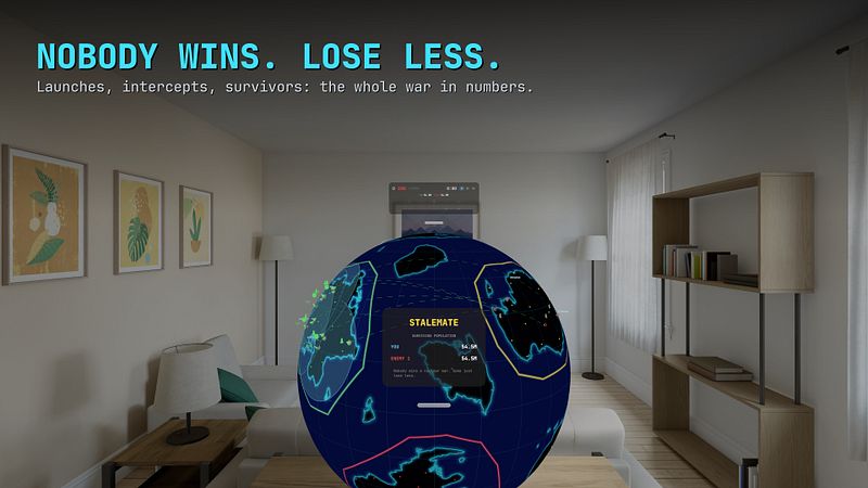 Screenshot of Nuclear Wars