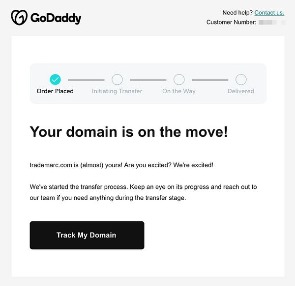 Screenshot of a domain registration website showing trademarkmonitor.com as available for registration along with alternative domain suggestions.